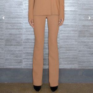 Norisol Ferrari, camel color pants, crepe and silk, size 4